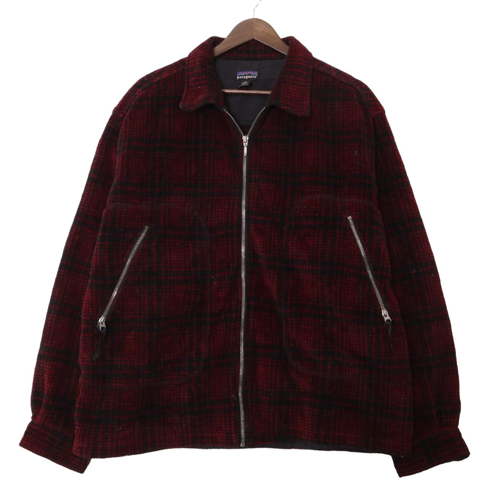 90年代 USA製 patagonia パタゴニア ULTRA PLUSH OVER SHIRTS チェック 