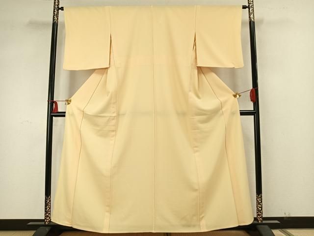 平和屋着物 洗える最 着物 英 はなぶさ謹製 色無地 単衣 砥粉色 洗える着物 AABA7428fy