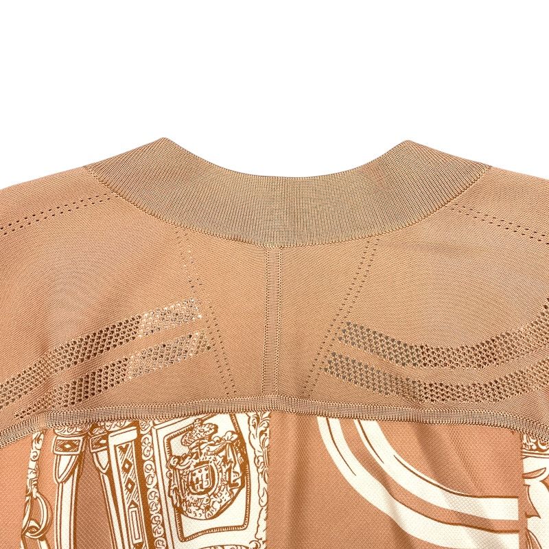 エルメス HERMES 無秩序ツイルレーヌロングカーディガン