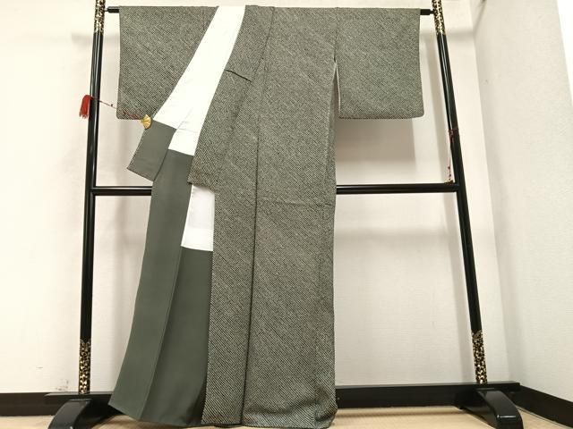 平和屋着物 大変加工の良い総絞り小紋