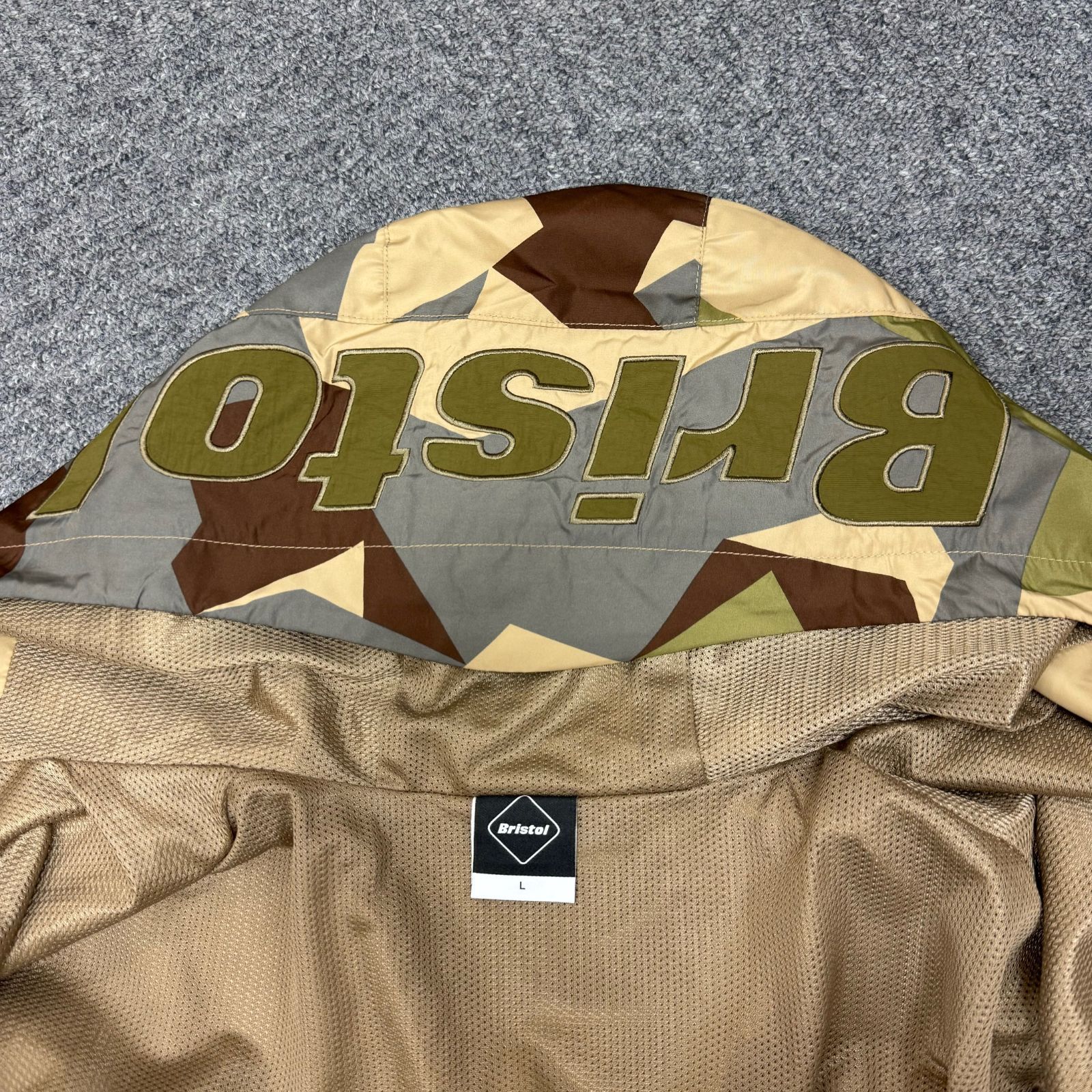 定価37400円 F.C.Real Bristol 20AW CAMOUFLAGE PRACTICE JACKET 