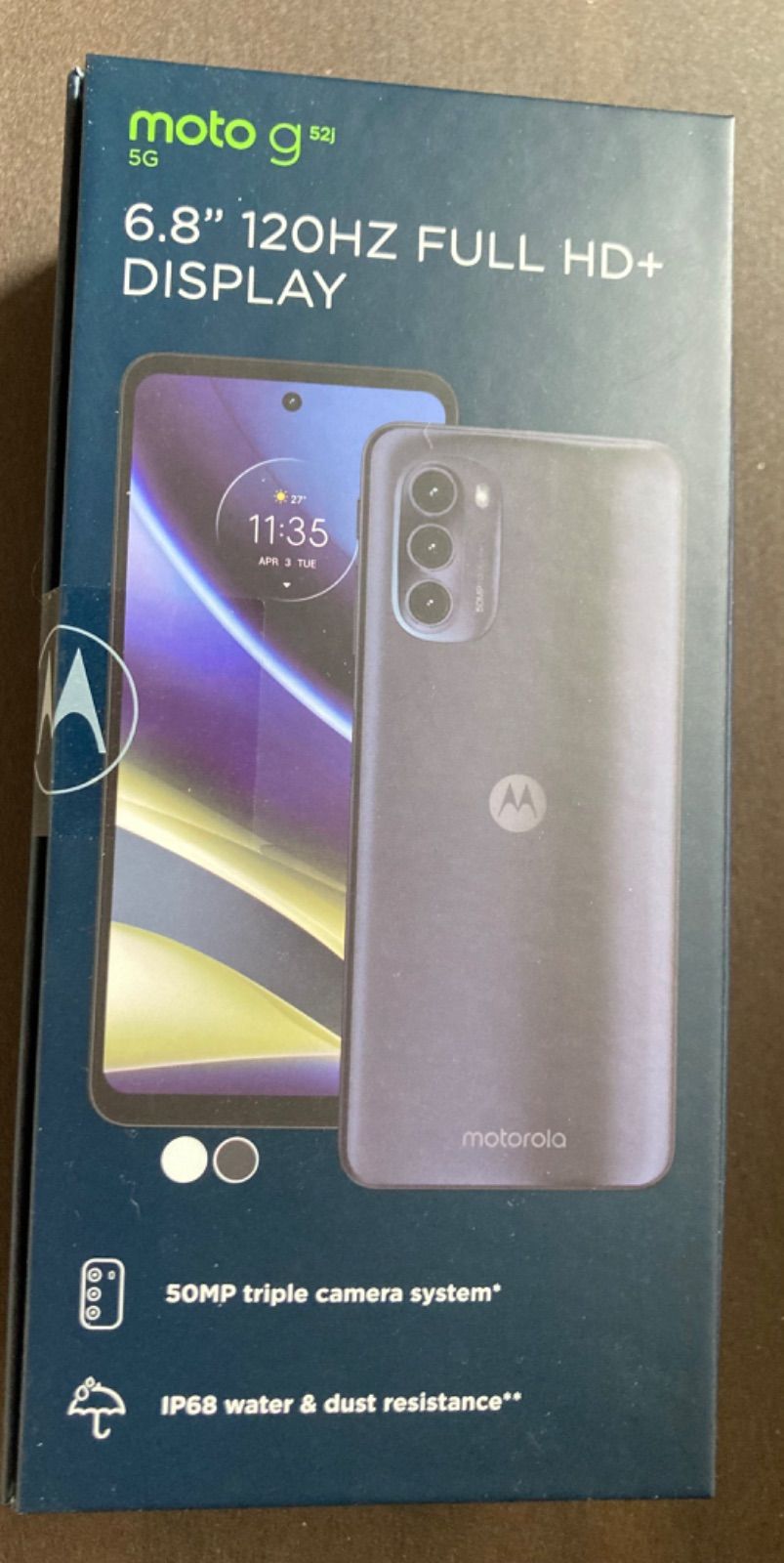 カテゴリ⑯ Motorola - Motorola moto g52j 5G②インクブラックの通販