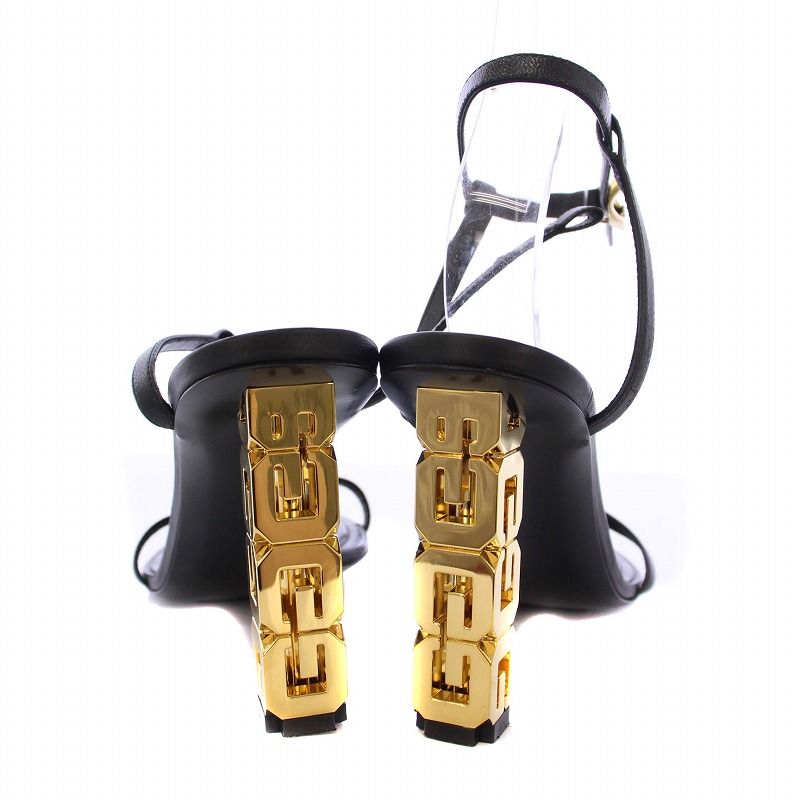 ジバンシィ GIVENCHY サンダル ハイヒール Gキューブ ストラップ