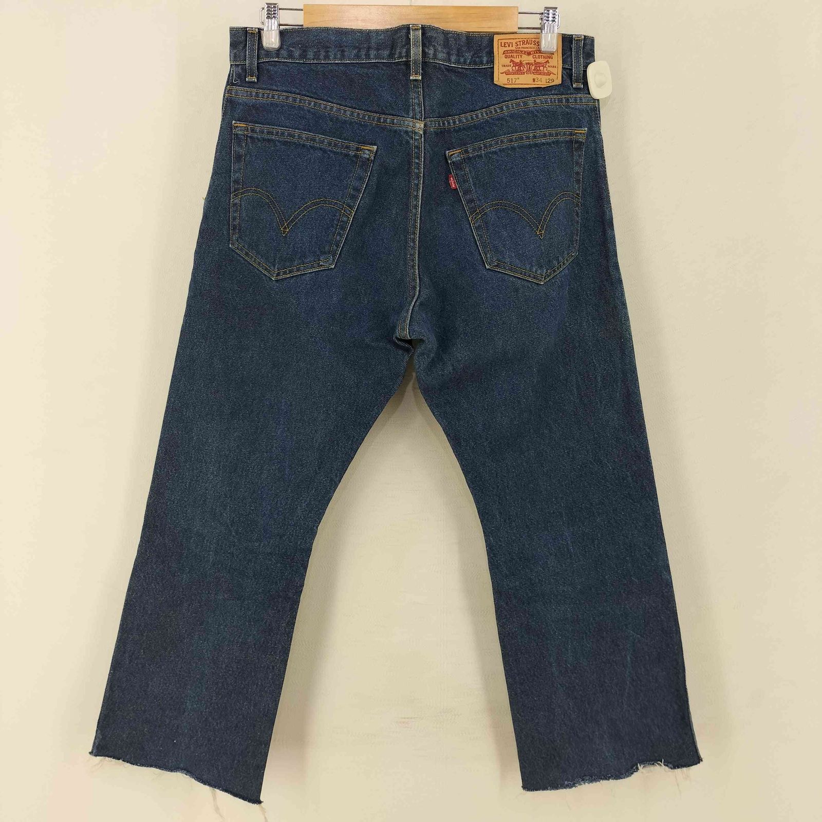 Lee ブーツカットデニム ダークブルー 34インチ セール】Levi