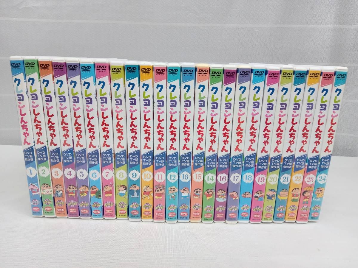 DVD 【※※※】[全24巻セット]TV版傑作選 クレヨンしんちゃん 1~24