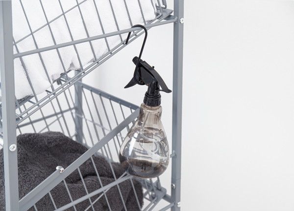 クーポン配布中-スーパー 対象 ３段ランドリーラック グレー NEXPOTALLINN_EU