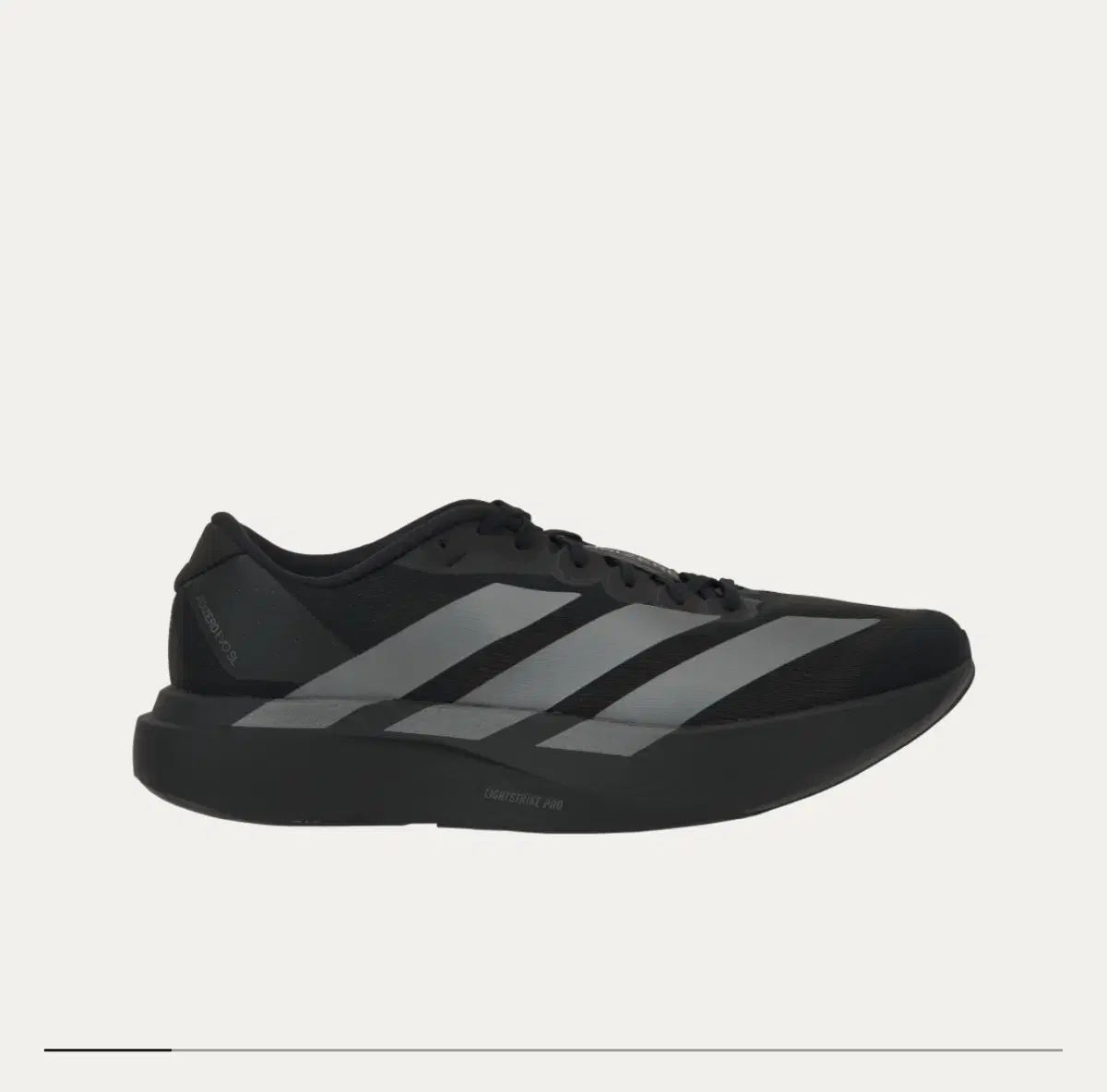 adidas アディダス アディゼロ EVO SL コア 黒 アイアン メタリック 230