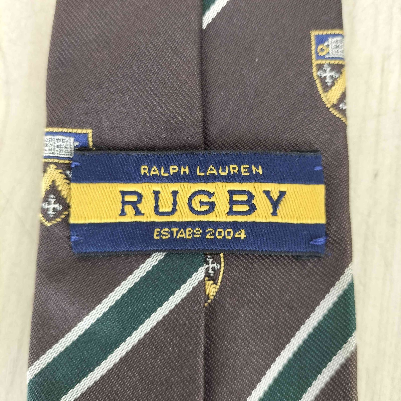 【イタリア製】ラルフローレン RUGBY ラグビー ネクタイ レジメンタル ★ RUGBY ラグビー ラルフローレン レジメンタル ドクロ ネクタイ