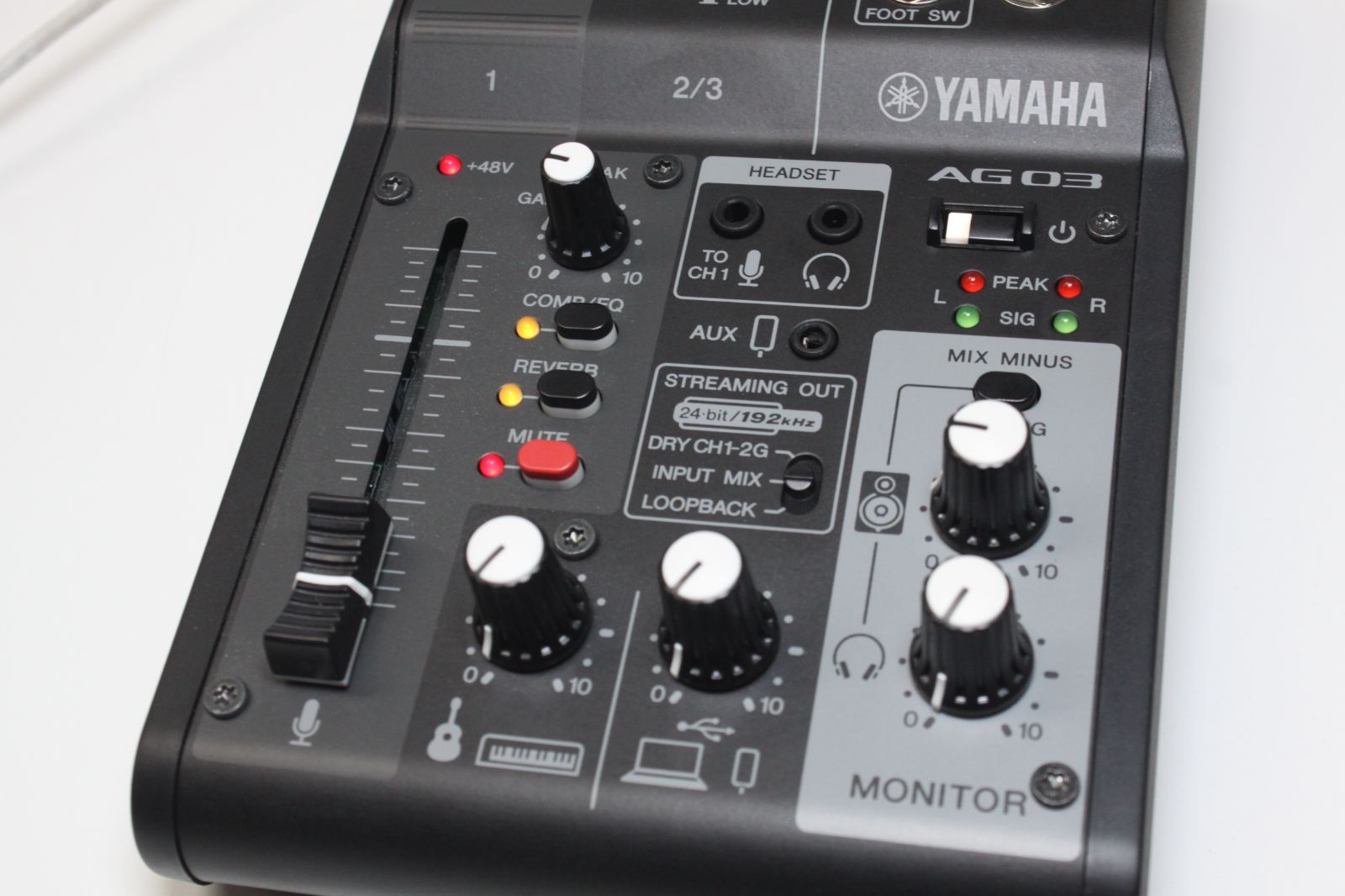 marantz/MPM-1000/YAMAHA/AG03 Mk2/マイク/オーディオインターフェース 