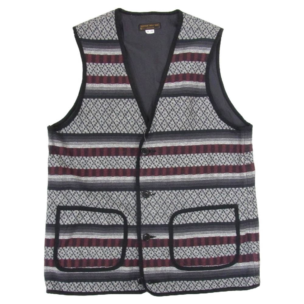 古着 90s J Crew サーマル ライナー パデッド キルティング ベスト M