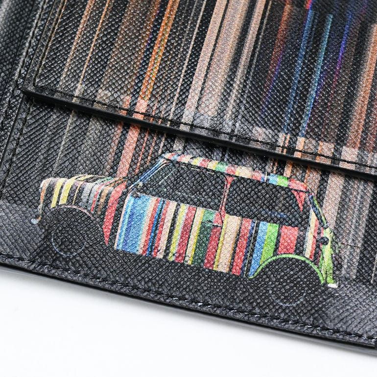 美品✨　PaulSmith ミニエンボス　二つ折り財布　マルチ クーパー ポールスミス Paul Smith 二つ折り財布 小銭入れ付 ミニクーパー