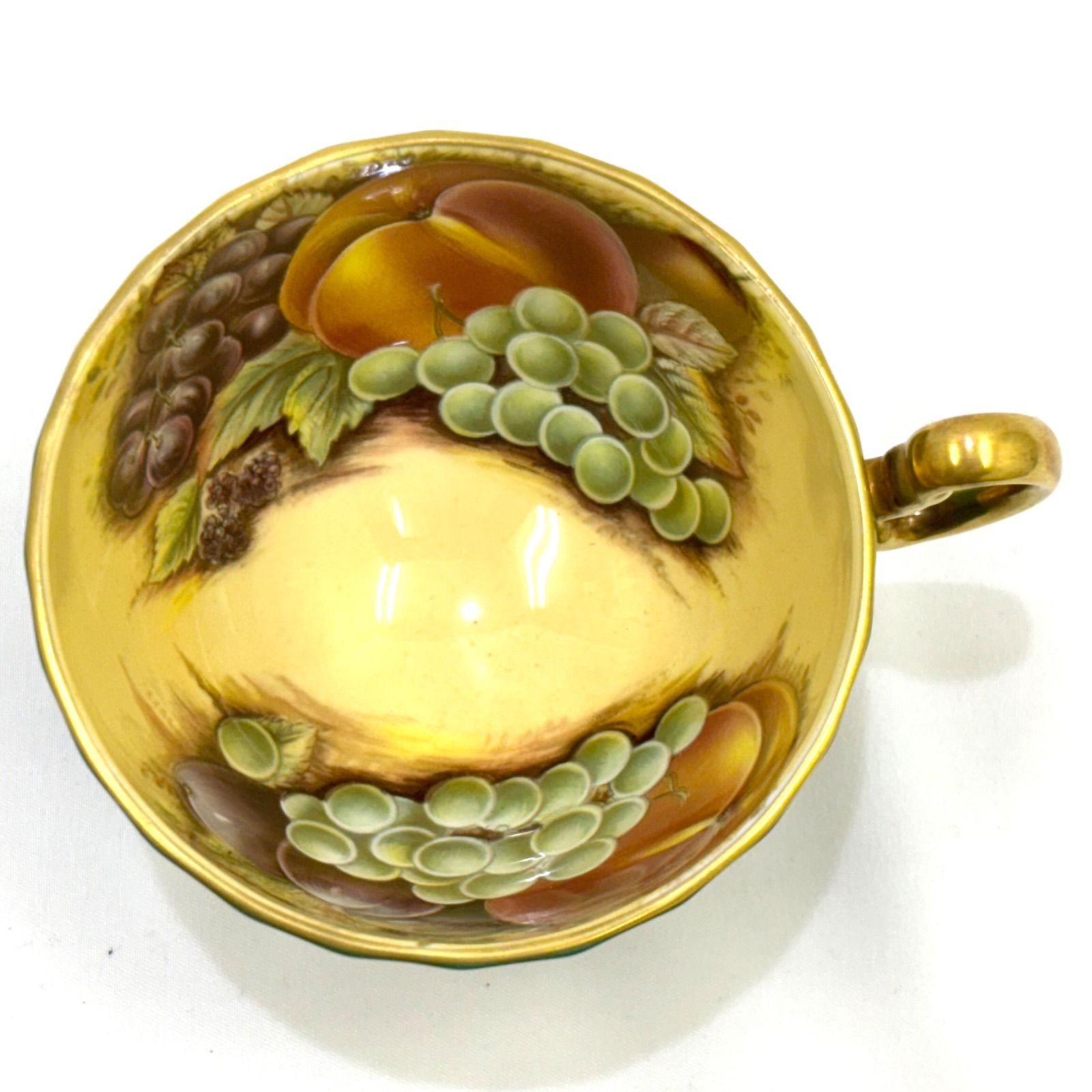 希少品！エインズレイ オーチャード・ゴールド トリンケットボックス 小物入れ 希少品！エインズレイ オーチャード・ゴールド トリンケットボックス