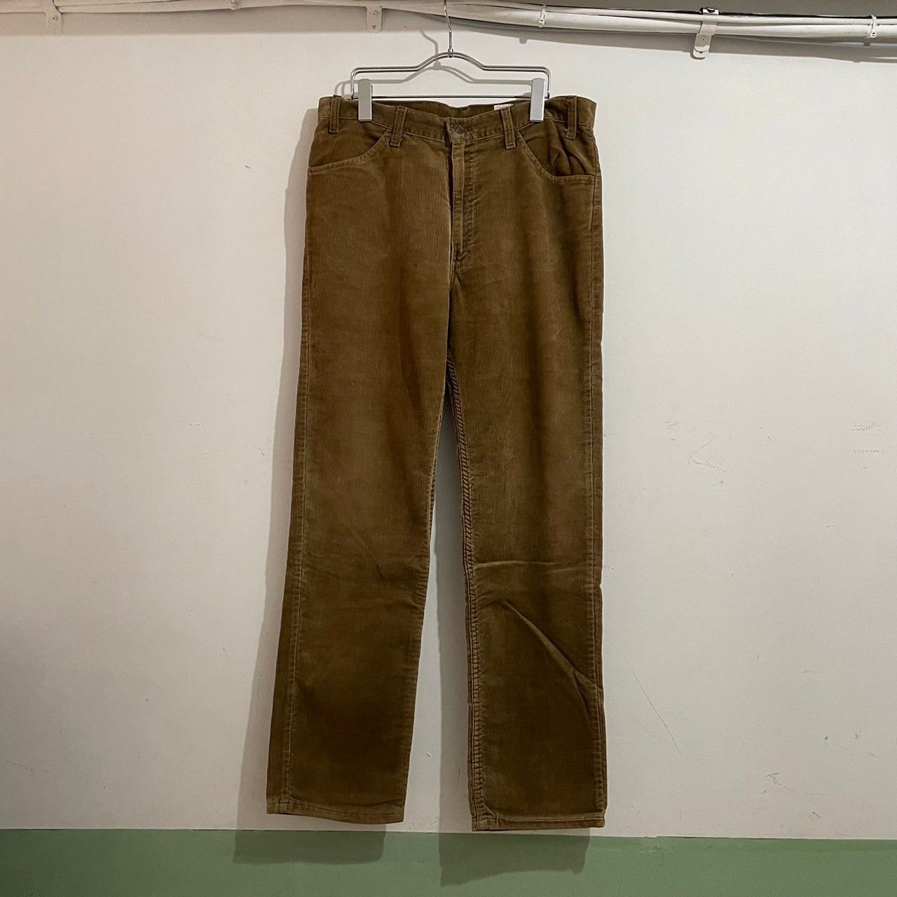 14. 80s LEVIS 519 1529 CORDUROY PANTS BROWN USA製 UB-20K-002