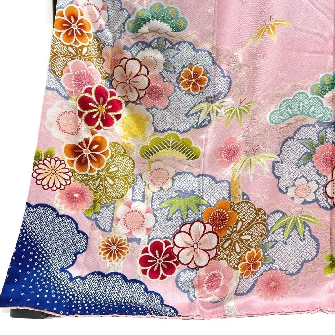振袖 毬 鞠 牡丹 藤 桜 菊 金駒刺繍