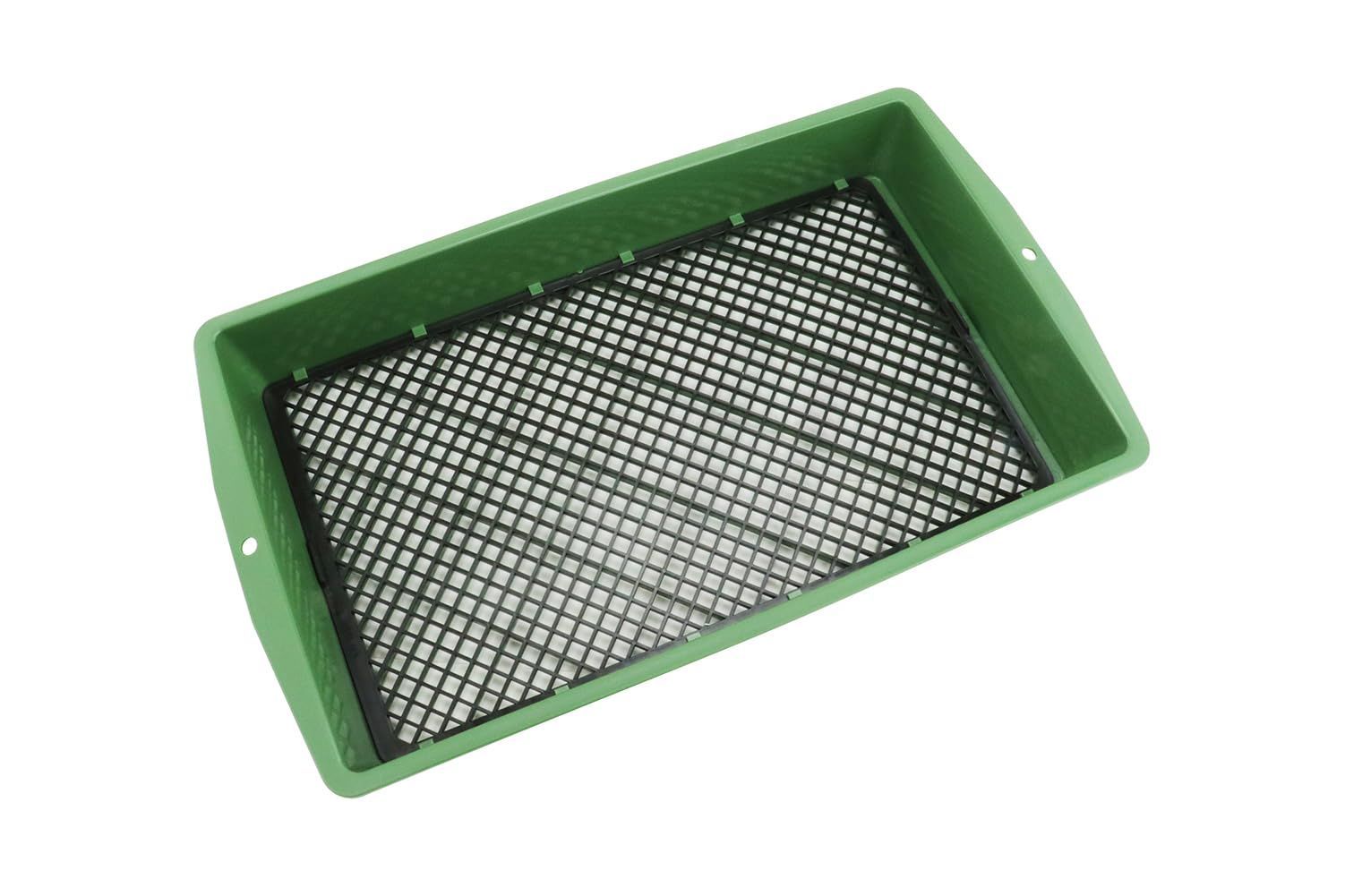 人気商品 目の大きさが変えられる 4mm|10mm プラふるい BIG 外径560×320mm 千吉 グリーン SKLAD-KIRPICHA_RU