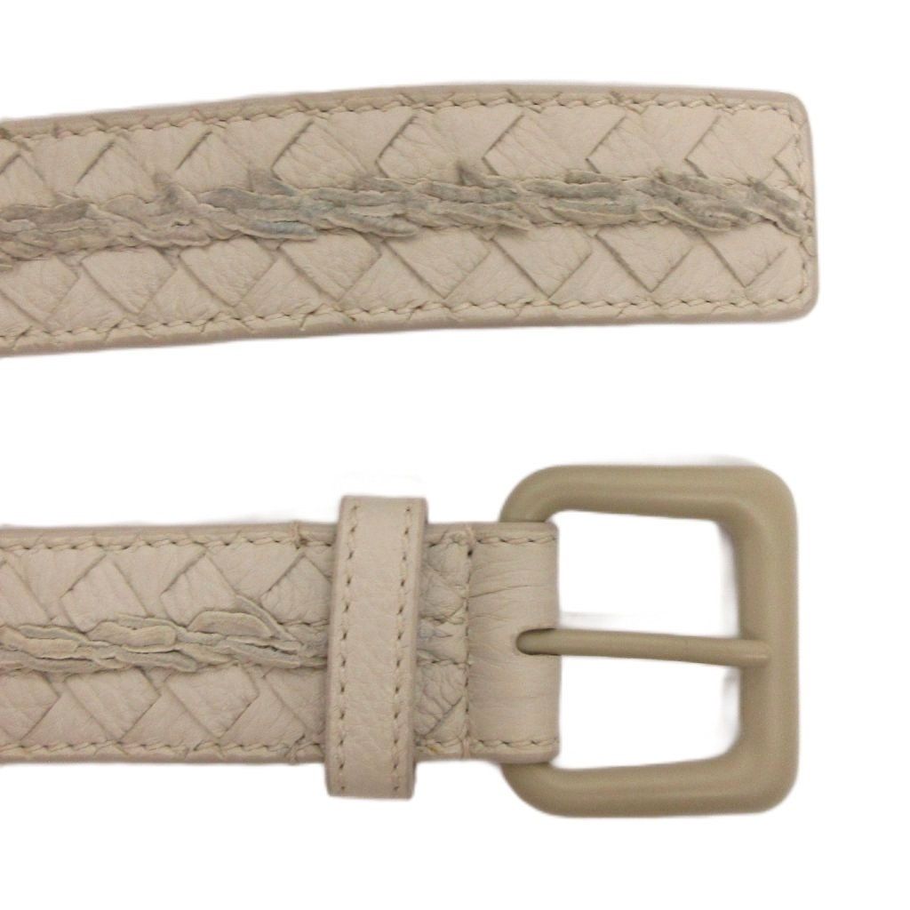 ボッテガヴェネタ 白 ベルト  インクウェルイントレチャート ベルト| Bottega Veneta® 日本