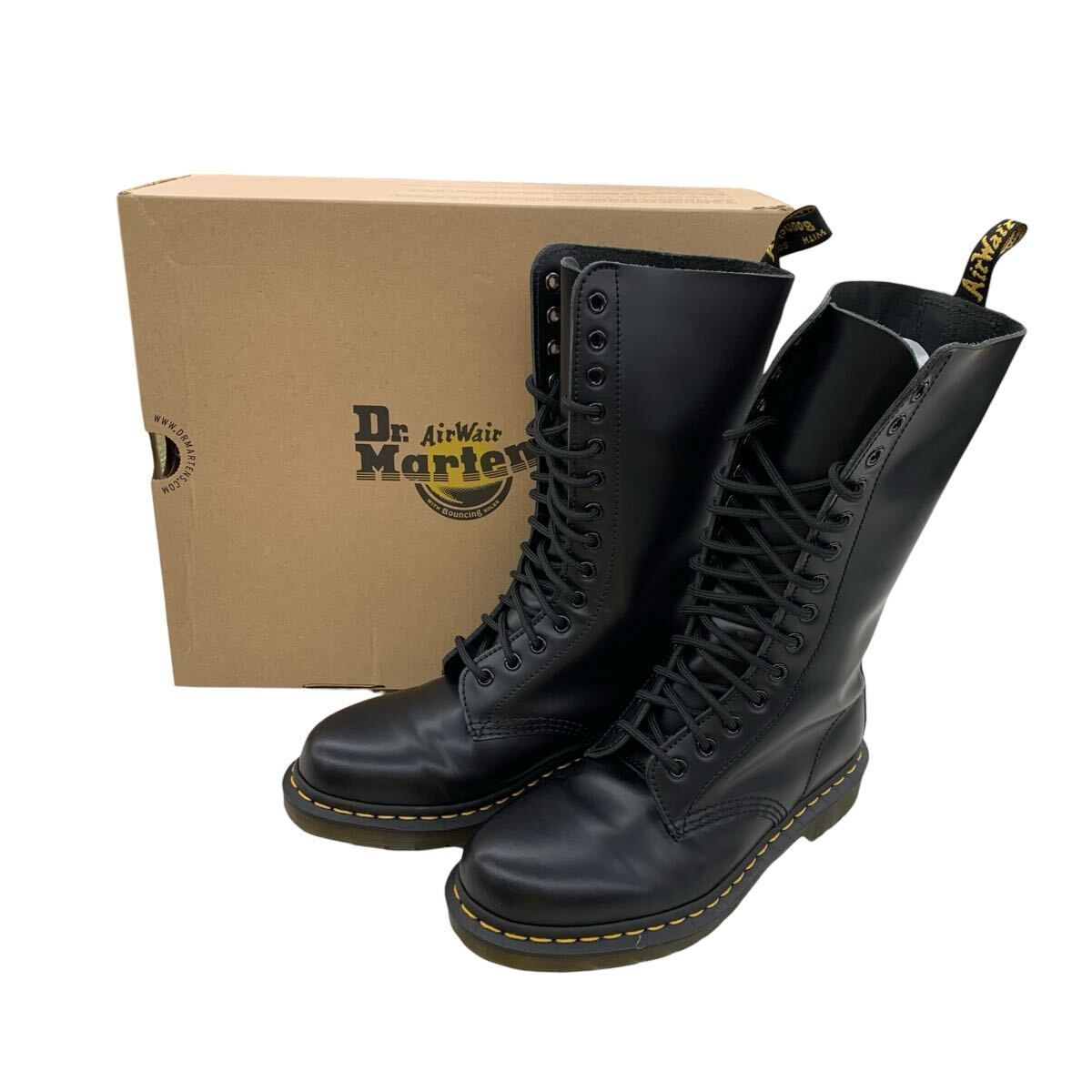美品 Dr. Martens ドクターマーチン 11855001 1914 UK5 24cm ブラック 