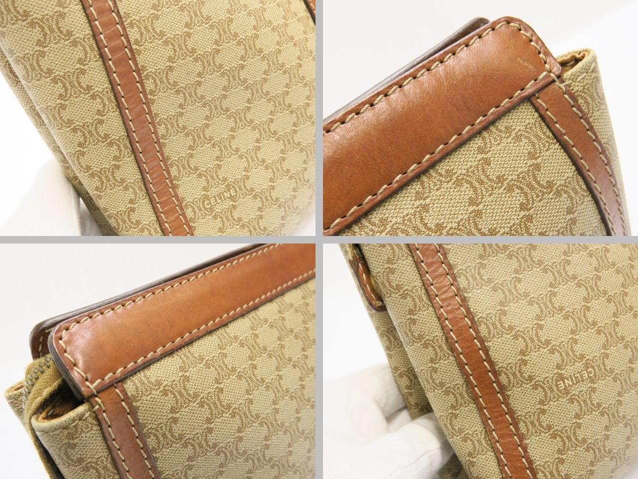セリーヌ マカダム柄 ポーチ CELINE 18695503 - メルカリ