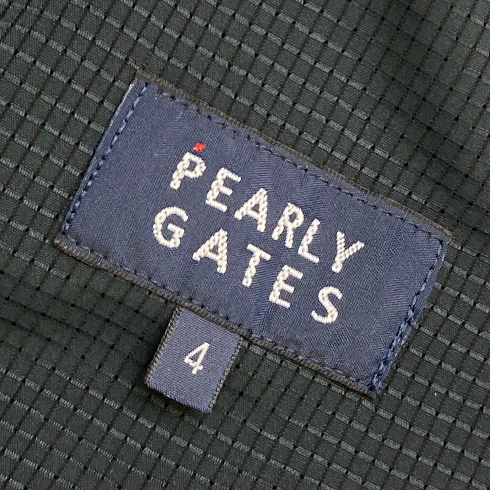 サイズ：4 PEARLY GATES パーリーゲイツ サイドロゴ ハーフ