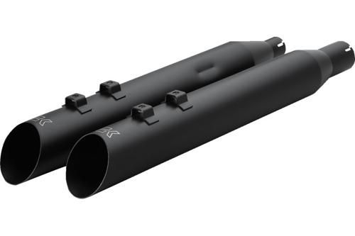 4インチ HP-Plus スリップオンマフラー スラッシュアップ 標準バッフル ブラック 1995~16年ツーリングモデル