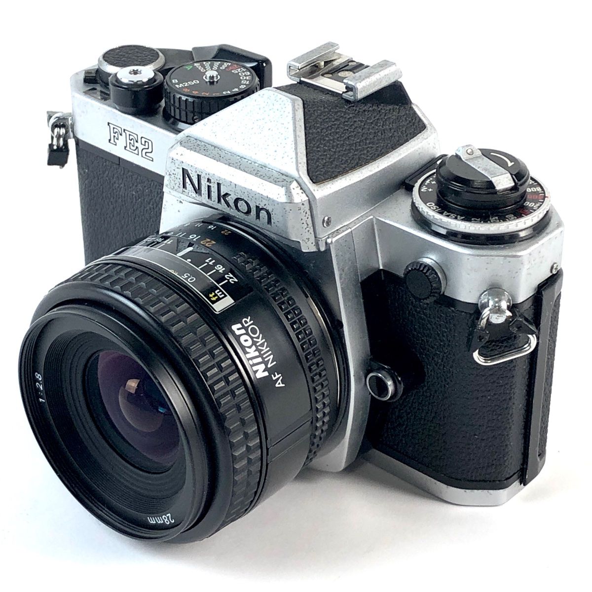 ニコン Nikon FE2 ボディ + AF NIKKOR 28mm F2.8 フィルム マニュアルフォーカス 一眼レフカメラ 【中古】 - メルカリ