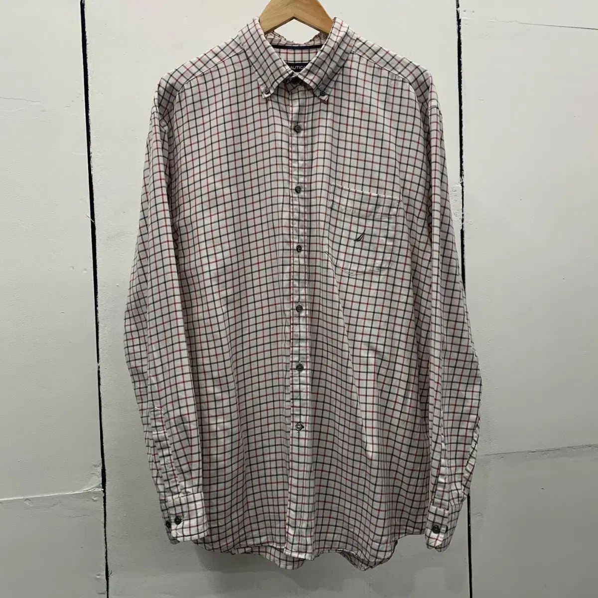 XL NAUTICA(ノーティカ) タターソールチェック コットンシャツ