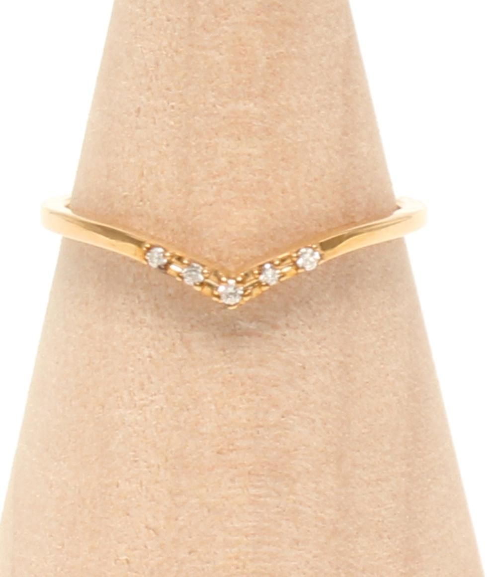 美品 ヴァンドームアオヤマ リング 指輪 K10 ダイヤ 0.02ct