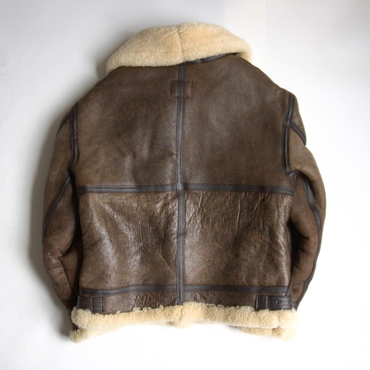 美品】AVIREX【B-3 ムートンボンバージャケット】38 ブラウン