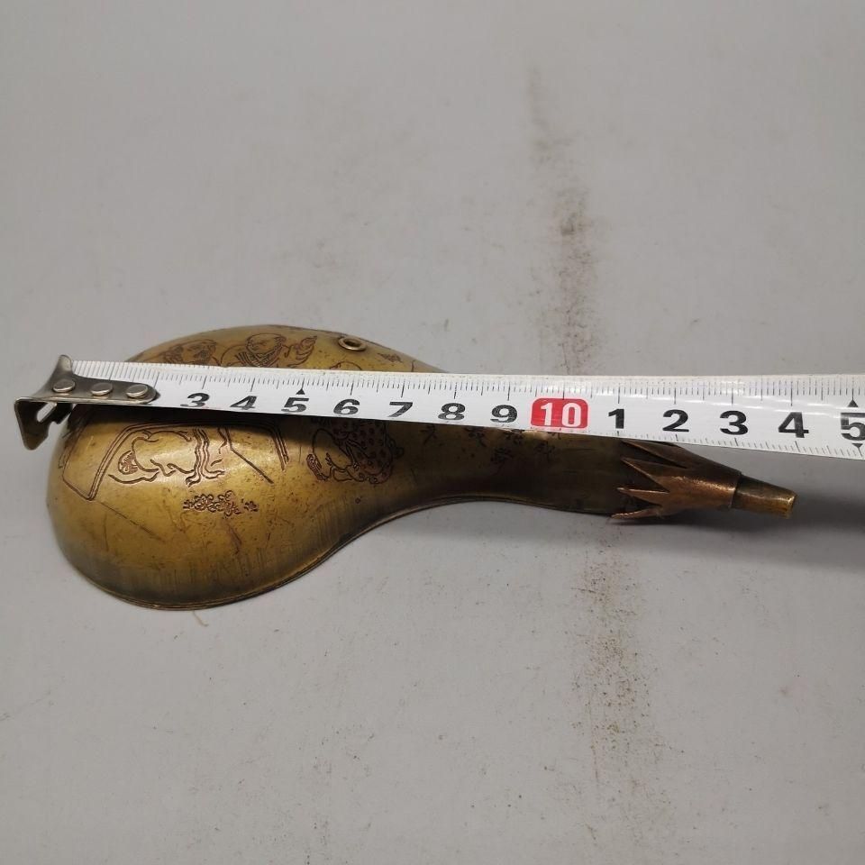 銅器 しずく インクカートリッジ 書道具 文房具 工芸品 美術品 置物