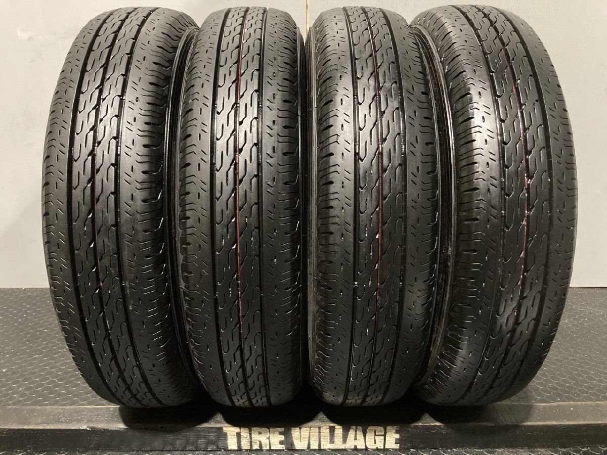 【BS ECOPIA R680 155/80R14 88/86N LT】夏タイヤ【スチールホイール 14インチ 5J4HPCD100】バリ溝 プロボックス サクシード等　(MTL720)クレジットカード QRコード決済可能 BS BRIDGESTONE ECOPIA R680 155/80R14 88/86N LT 14インチ 夏タイヤ 4