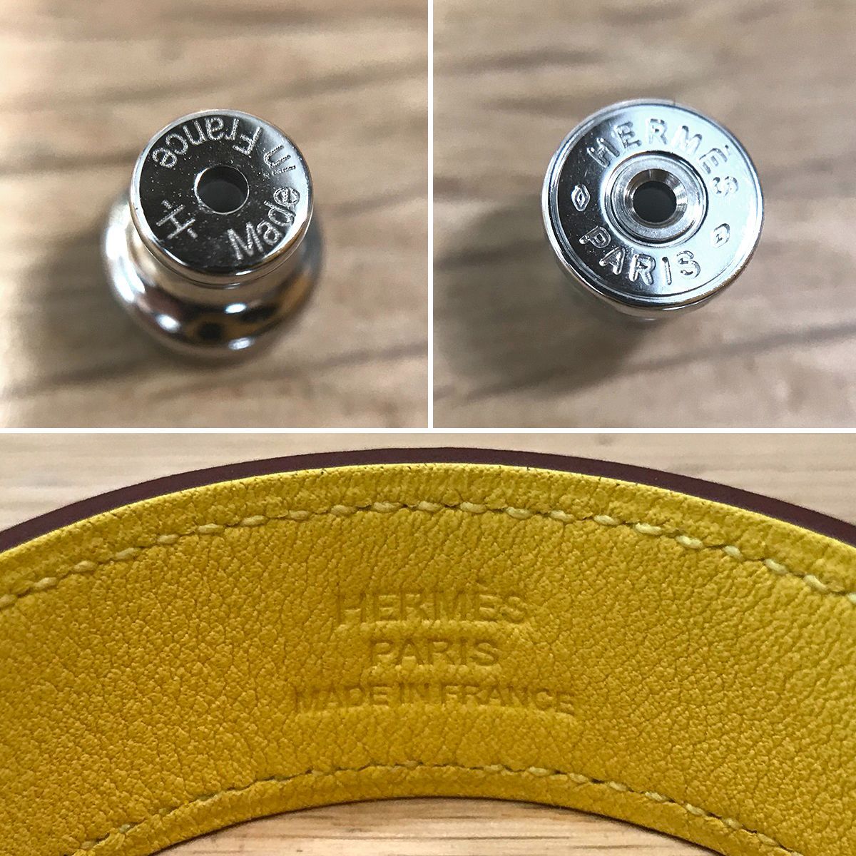 中古 値段 新品未使用 エルメス ピアス メドール ピクニック 