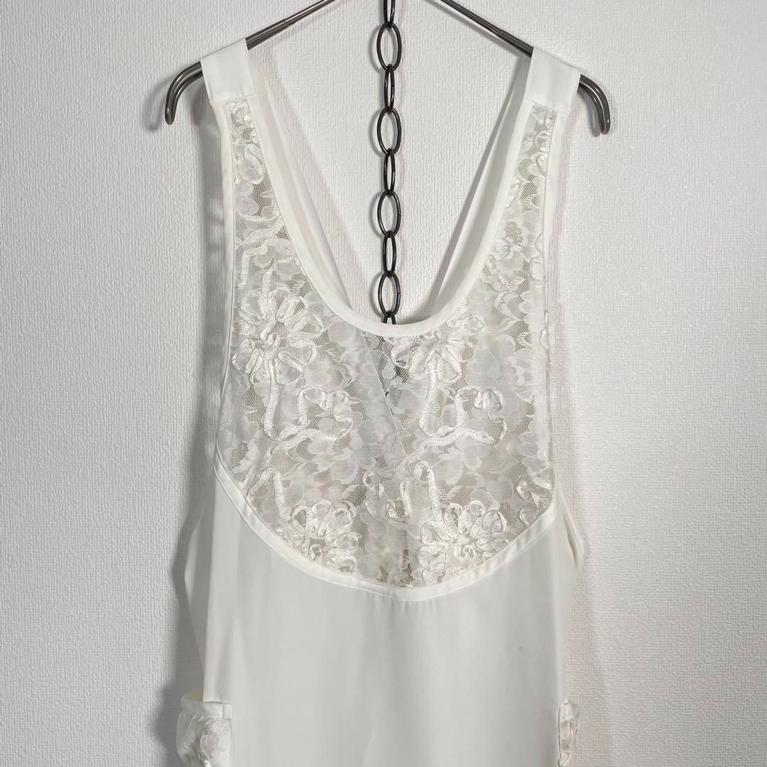 日本製 Japanese 90s Vintage Doll House レースエプロン ワンピース