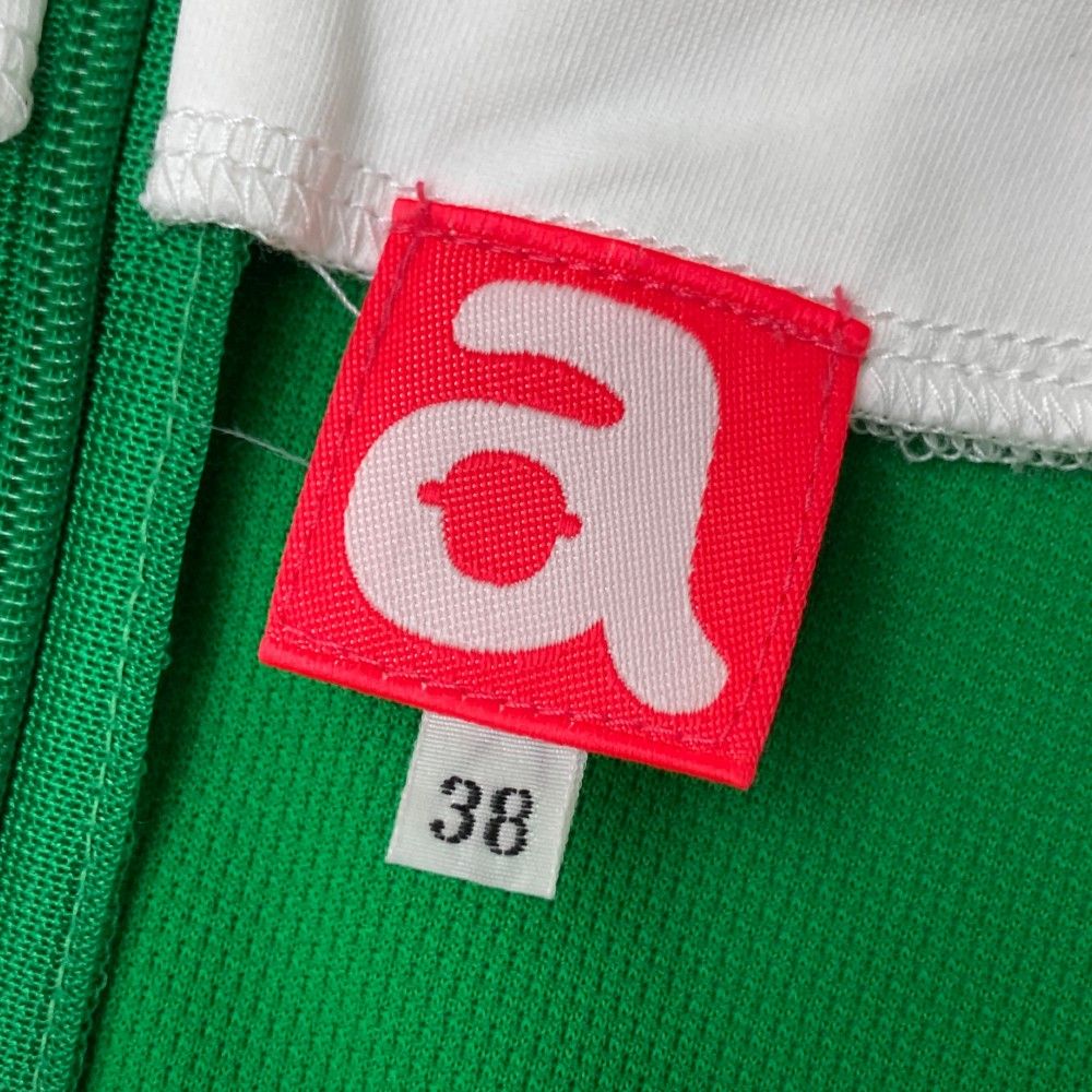 サイズ：38 ARCHIVIO アルチビオ ノースリーブポロシャツ グリーン系
