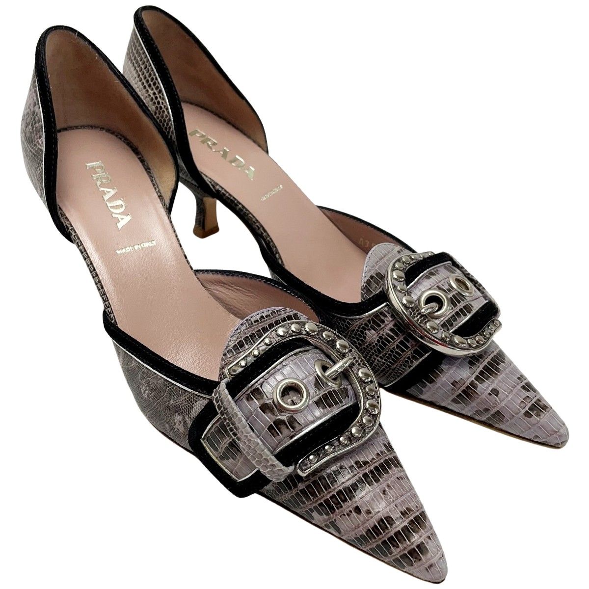 PRADA プラダ パンプス トカゲ革 パンプス レディース SIZE36 23cm相当