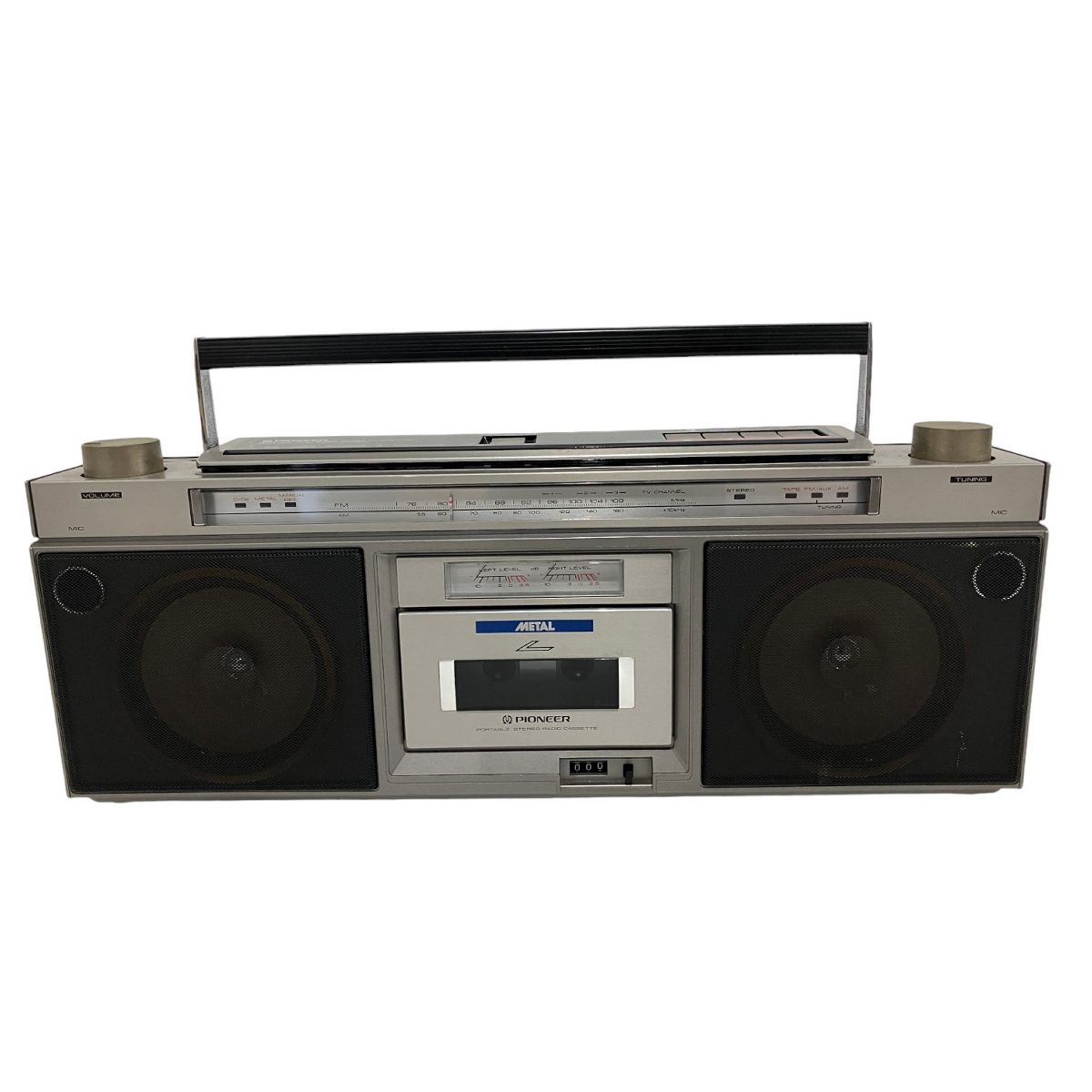 PIONEER SK-650 パイオニア ラジカセ FM AM 昭和 レトロ カセットデッキ 音響機器 中古 B9199622 - メルカリ