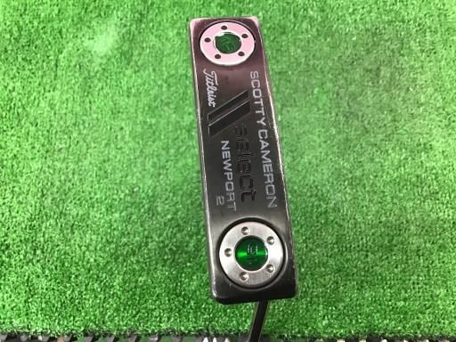 【中古】 タイトリスト SCOTTY CAMERON select NEWPORT 2 33インチ パター PT スチール (フレックスその他) メンズ 男性用 右利き 右用 Dランク ゴルフクラブ