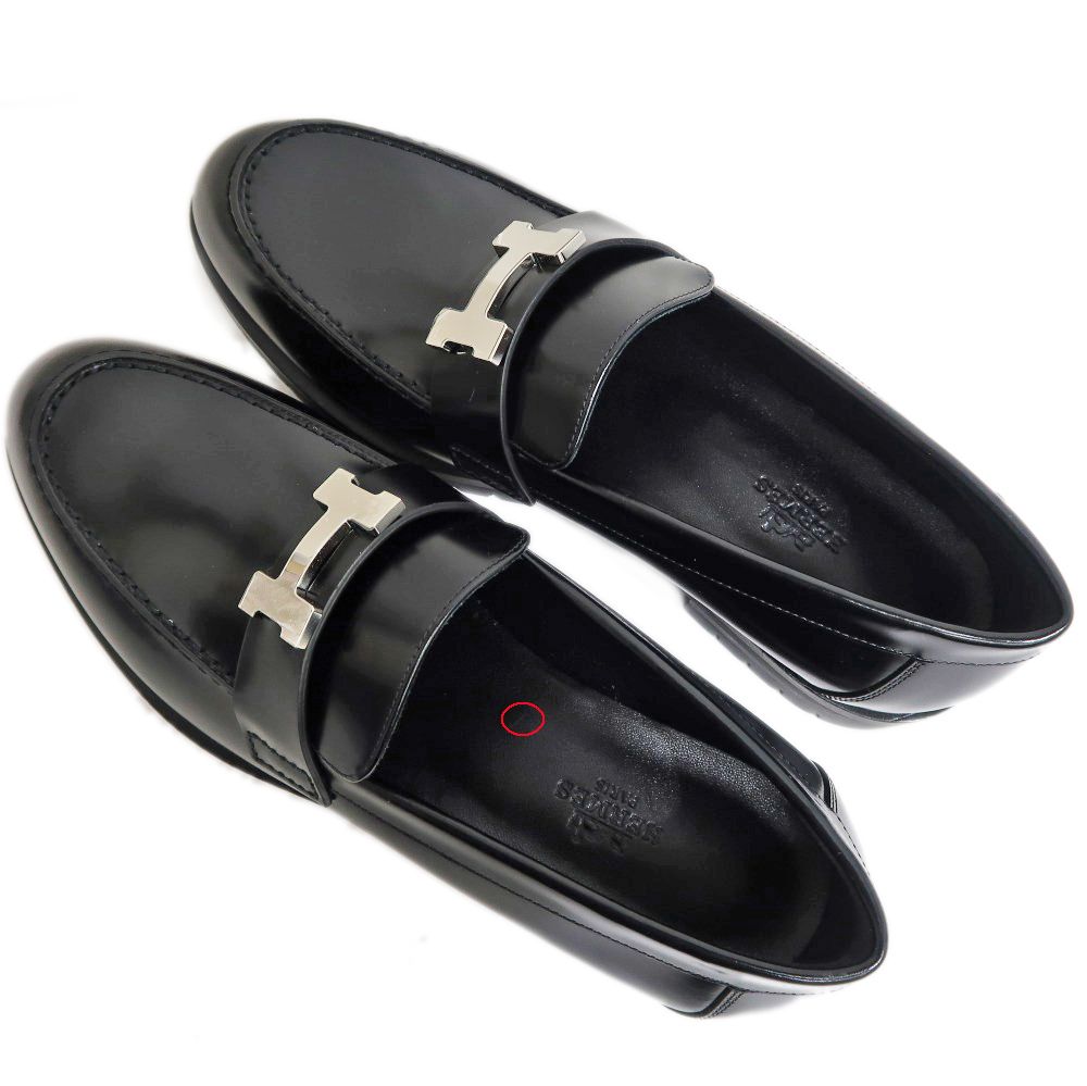 新品同様　エルメス　フォーブル　モカシン　パンプス　37.5 黒 モカシン 《フォーブル》 | Hermès - エルメス-公式サイト