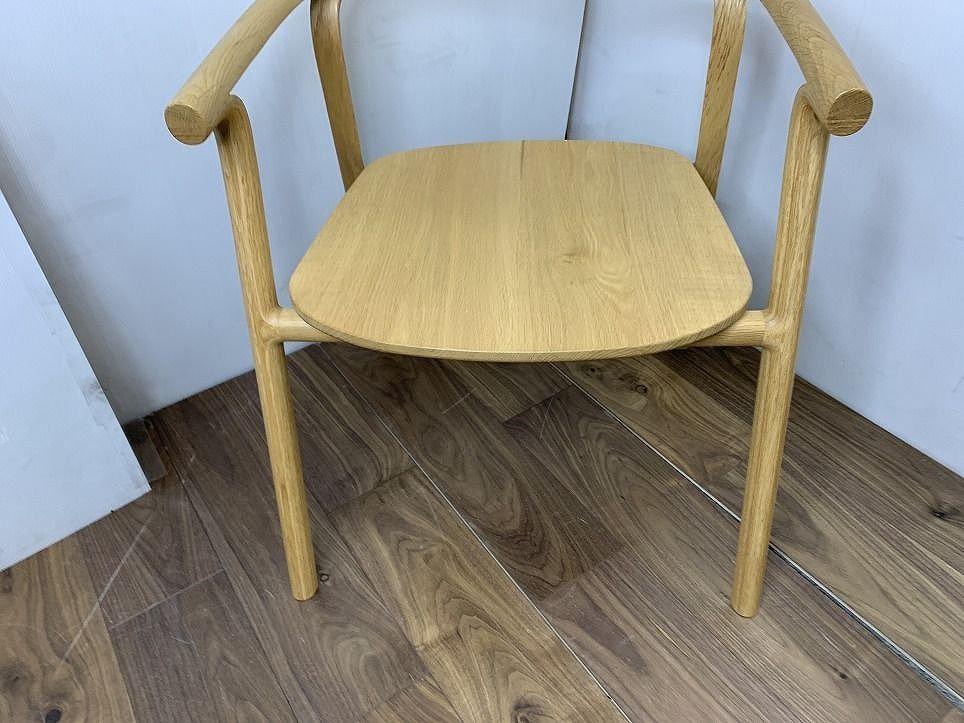 ★美品★カンディハウス スプリンター ダイニング アームチェアー SPLINTER DINING ARMCHAIR (UPHOLSTERED/WOOD)｜カンディハウス