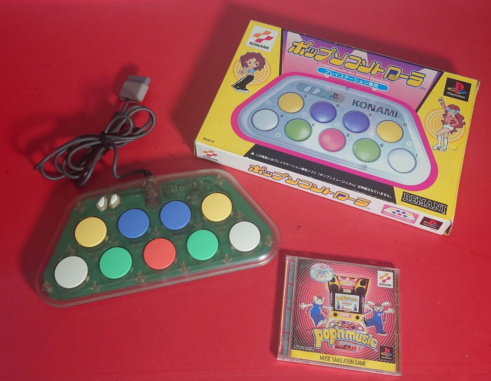 ポップンミュージック 専用コントローラ プレミアムモデル 新品 静音化