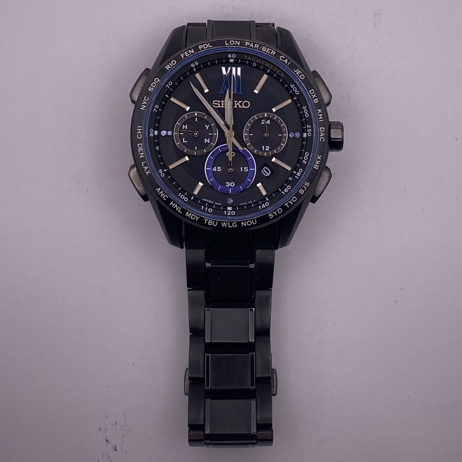 T166）希少 限定品 良品 稼動品 SEIKO セイコー 電波ソーラー BRIGHTZ 