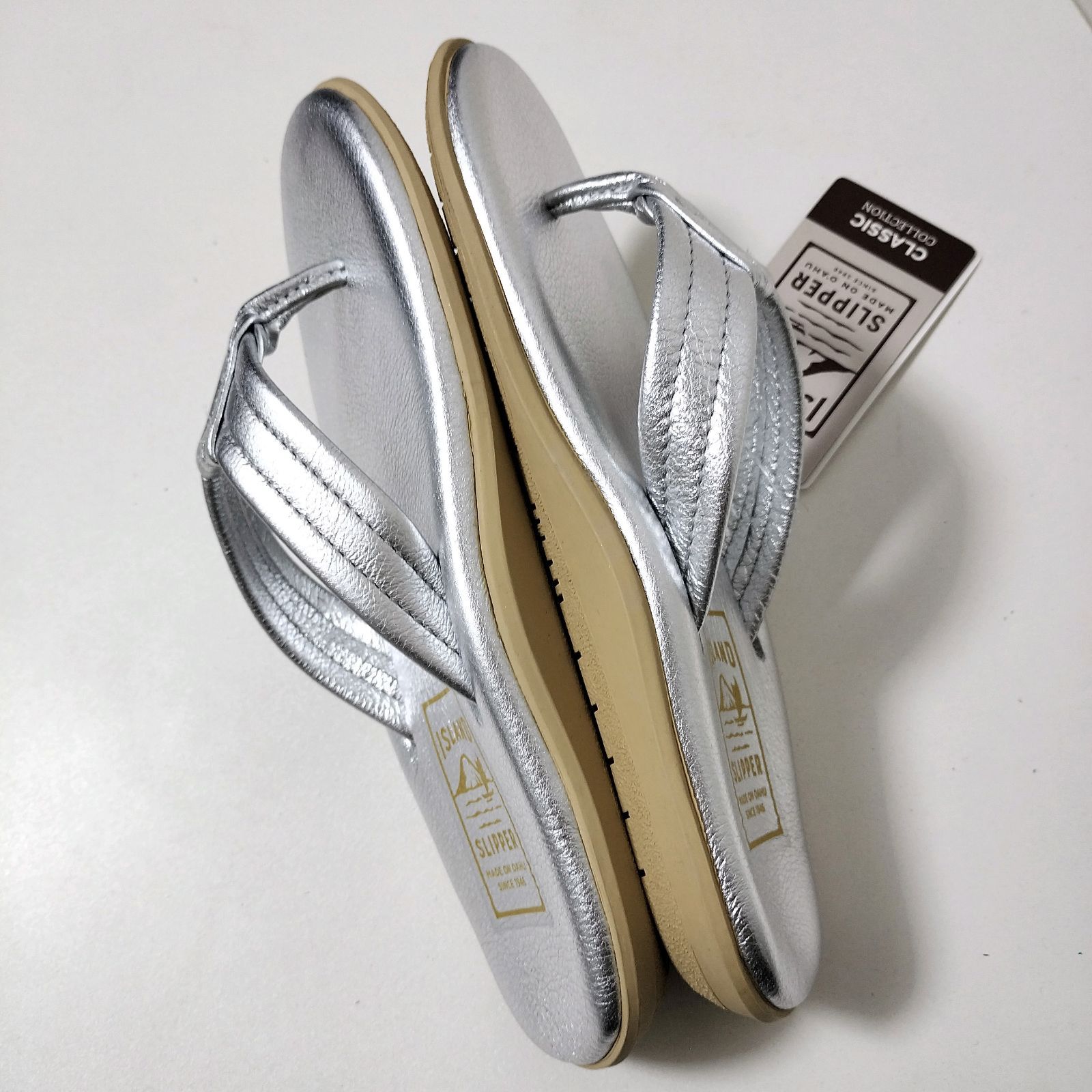 新品未使用 ISLAND SLIPPER アイランドスリッパ メタリック
