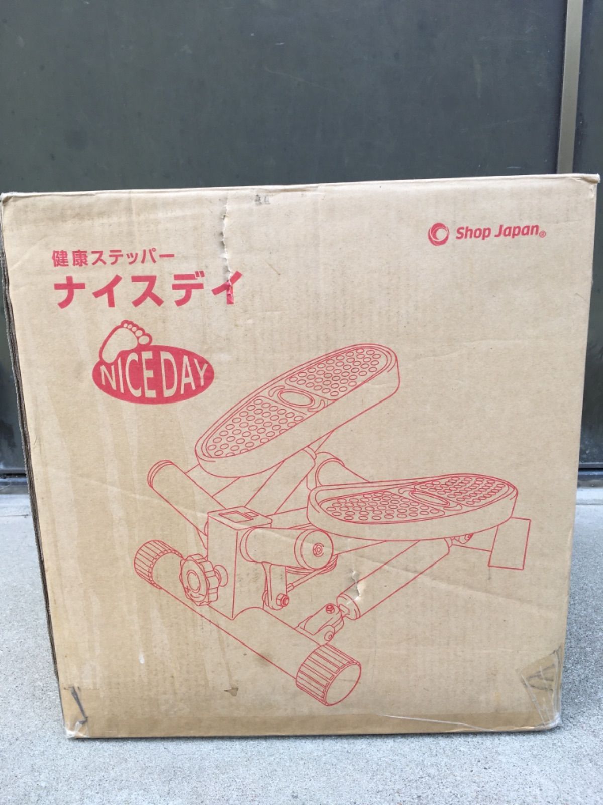 未開封健康ステッパー 目まぐるしい ナイスデイ レッド