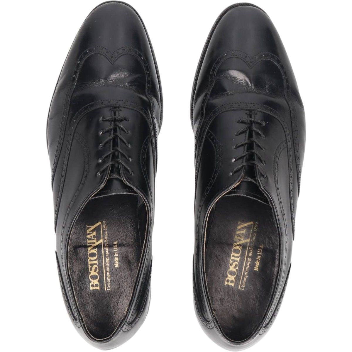 古着 ボストニアン Bostonian ウイングチップシューズ 9 1|2 M メンズ27.5cm相当|saa013983