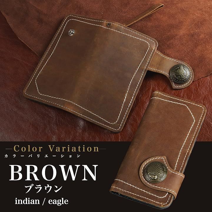 ASIAN ZACCA 財布 メンズ バイカーズウォレット 長財布 本革