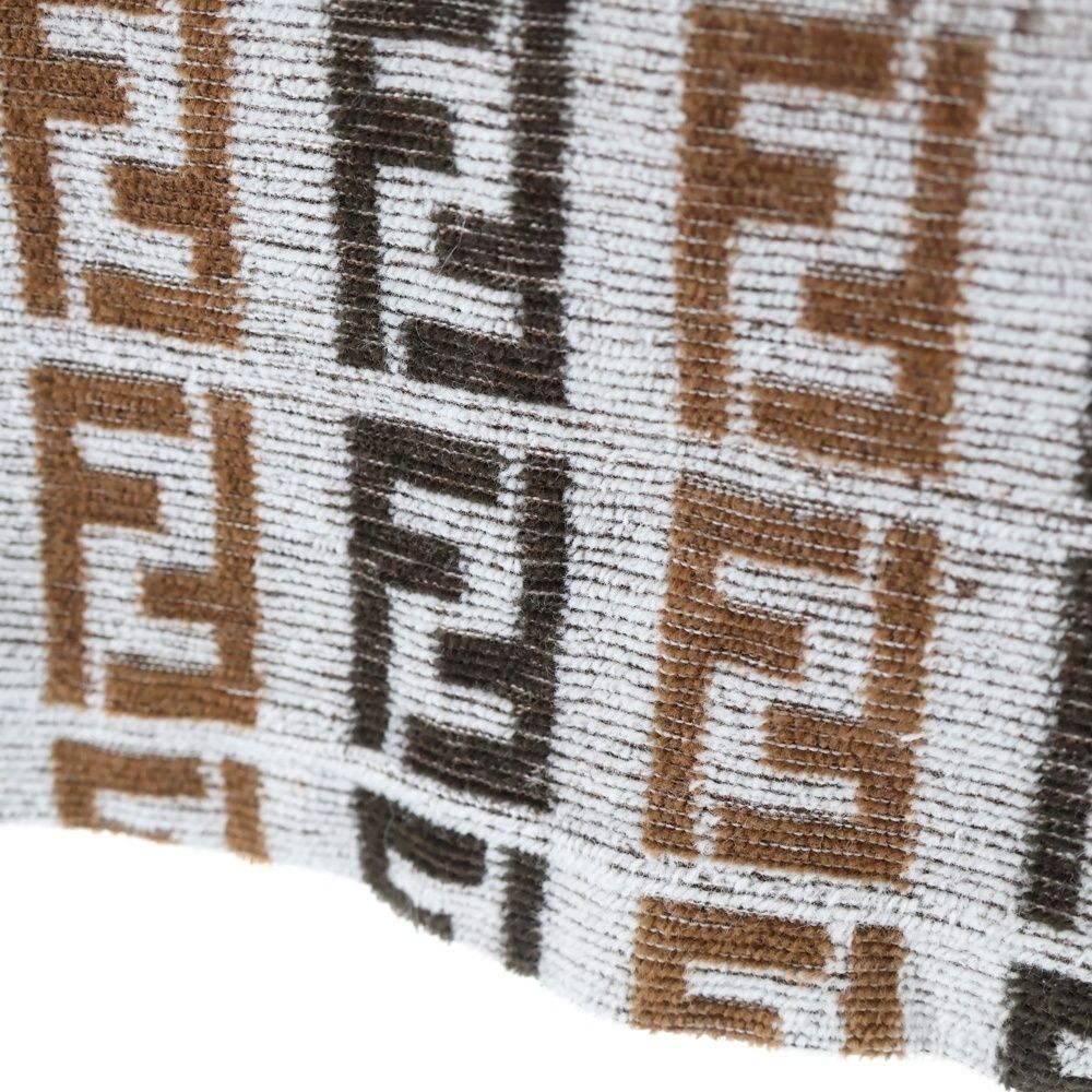 FENDI (フェンディ) FFヴィンテージズッカ柄 パイル半袖ポロシャツ  