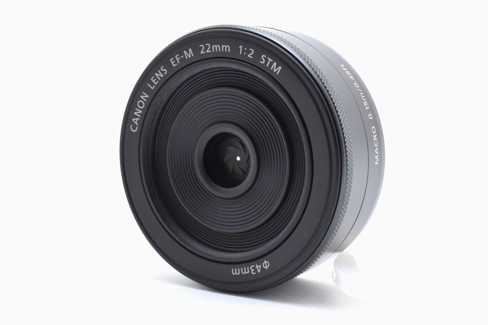 【美品】 キヤノン Canon EF-M 22mm F2 STM ブラック バイセル公式】キヤノン Canon EF-M 22mm F2 STM ブラック 一眼