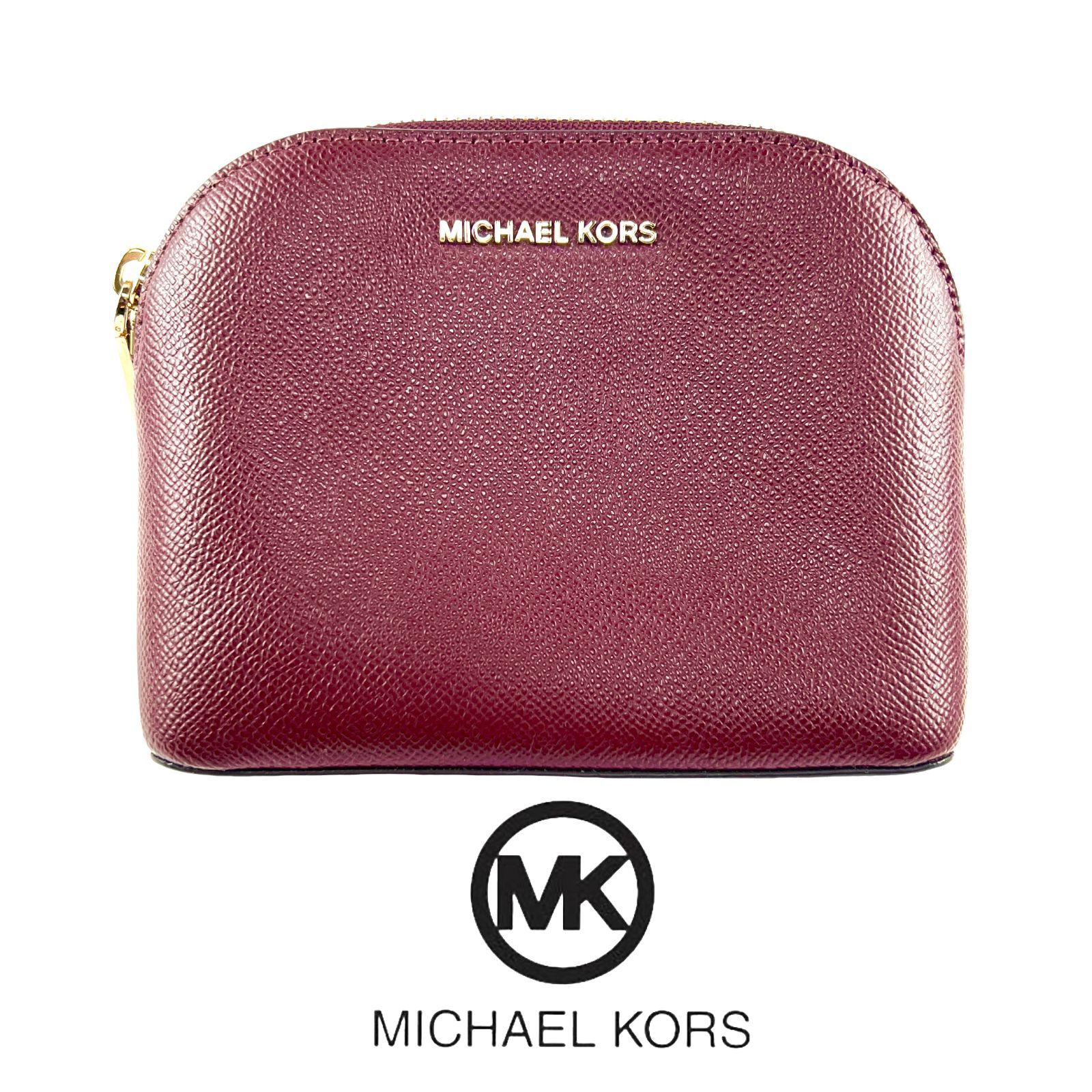 マイケルコース MICKAEL KORS ポーチ 化粧ポーチ 小物入れ ボルドー 未 