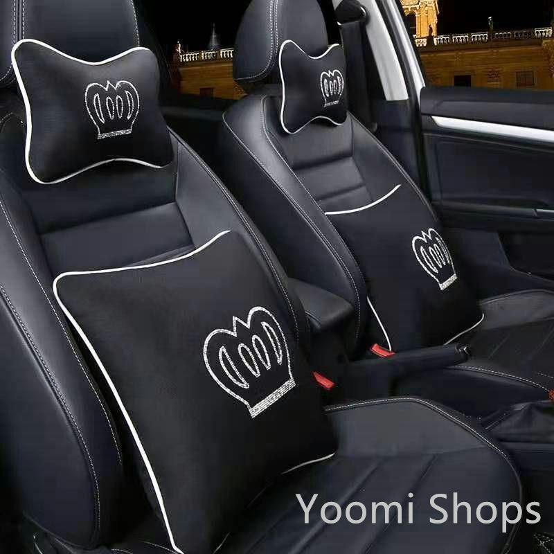 【新品未使用】DAD ギャルソン専用自動車ヘッドレスト腰枕(ヘッドレスト2個＋腰当2個)carcp81