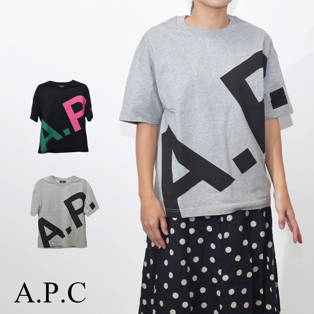 アーペーセー Tシャツ メンズ ユニセックス ロゴ 半袖 LISANDRE