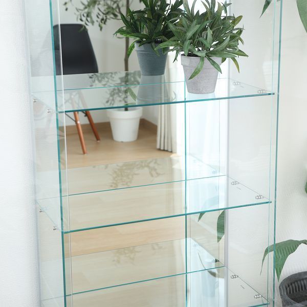 ガラス ケース ワイド BK ブラック 組立品 代引不可 MARWIL-DEMENAGEMENTS_CH